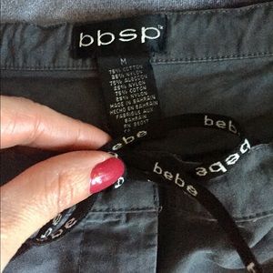 Bebe Gray Sporty Pants
